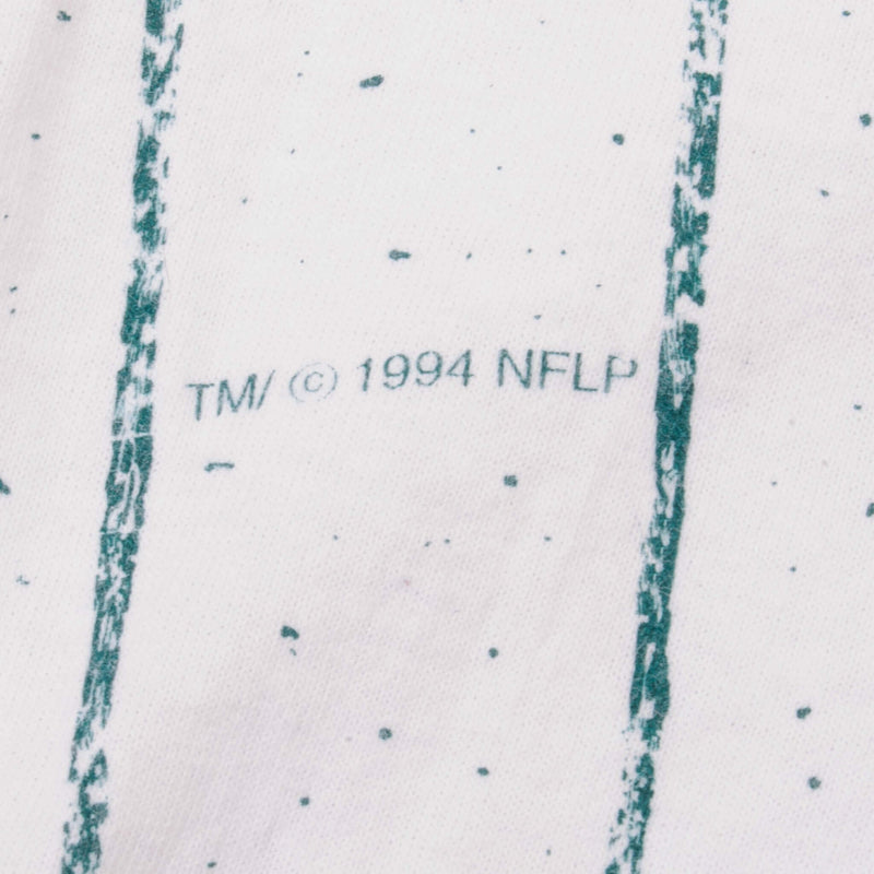 Vintage NFL Miami Dolphins Tee Shirt 1994 Size XL Made In USA With Single Stitch Sleeves