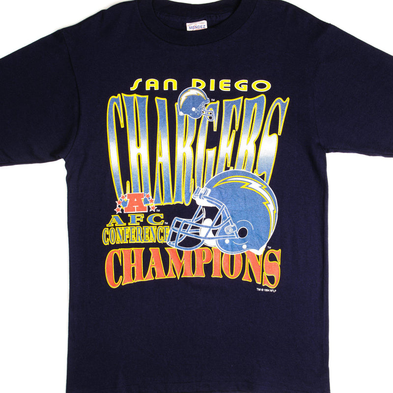 VINTAGE NFL SAN DIEGO CHARGERS TEE SHIRT 1994 SIZE MEDIUM MADE IN USA