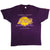 Vintage NBA Los Angeles Lakers Tee Shirt 1988-1989 Size Large Made In USA With Single Stitch Sleeves.