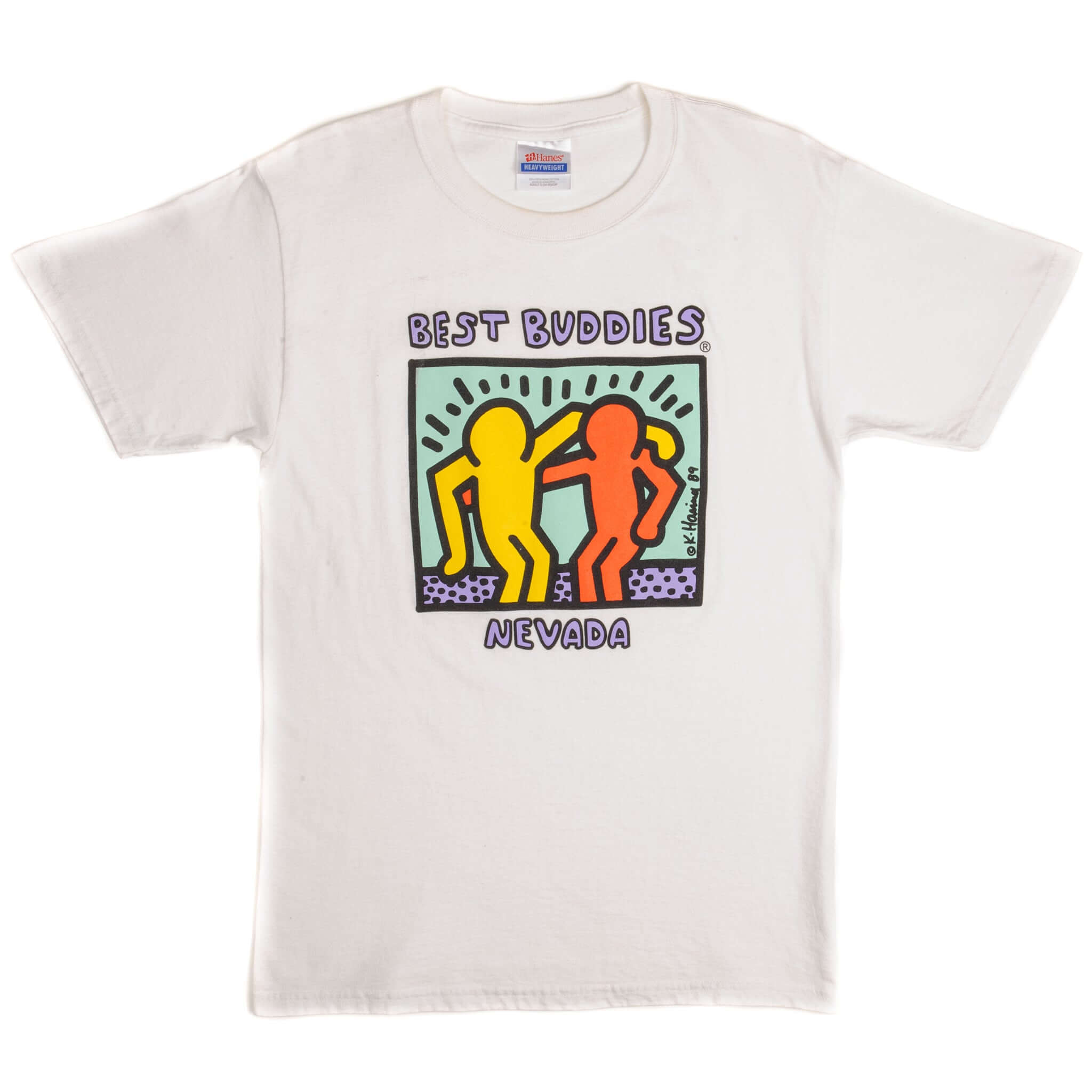 fire ingeniørarbejde juni VINTAGE KEITH HARING TEE SHIRT BEST BUDDIES SIZE SMALL – Vintage rare usa