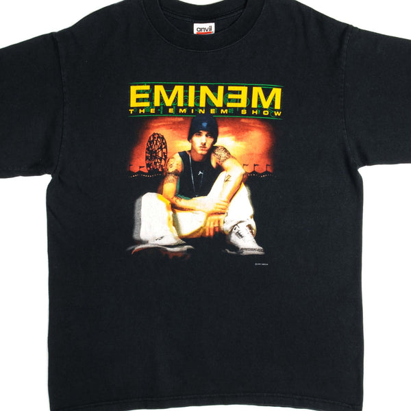 CAMISETA ANTIGUA DE LA GIRA DE EMINEM ANGER MANAGEMENT 2002, TALLA MEDIANA
