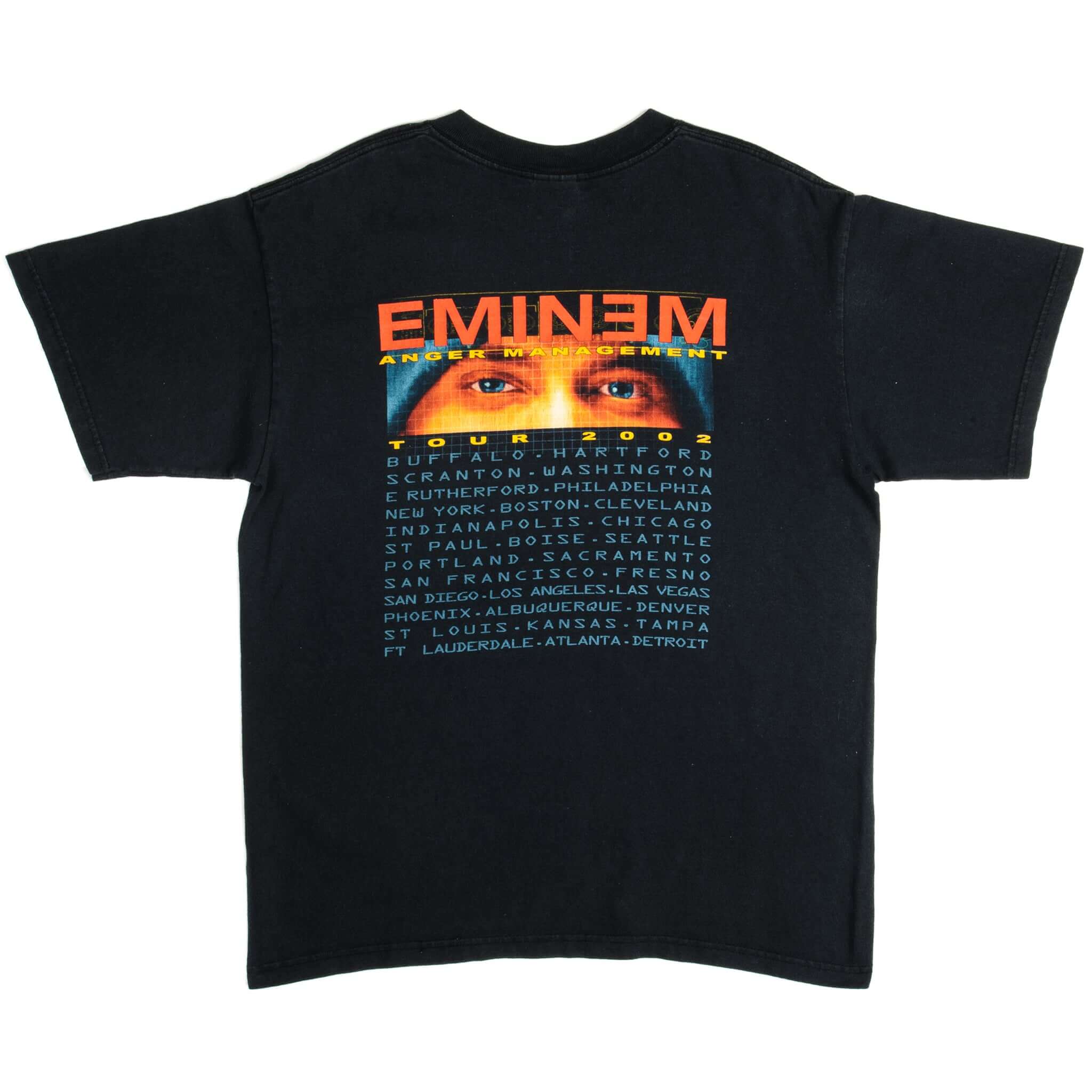 Vintage Eminem The Eminem Show Anger Management Tour Tee Shirt 2002 Size Medium.
