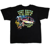 Vintage Toby Keith On Tour "Haulin Ass" Tee Shirt 1996 Size XL Made In USA With Single Stitch Sleeves.