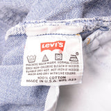 Beautiful Indigo Levis 501 Jeans Made in USA with a medium blue wash, some nice contrast between light and medium blue and some light whiskers.  Size on Tag 40X30  ACTUAL SIZE 40X30  Back Button #553