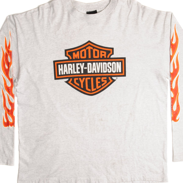 VINTAGE HARLEY DAVIDSON LONG SLEEVES TEE SHIRT SIZE XL