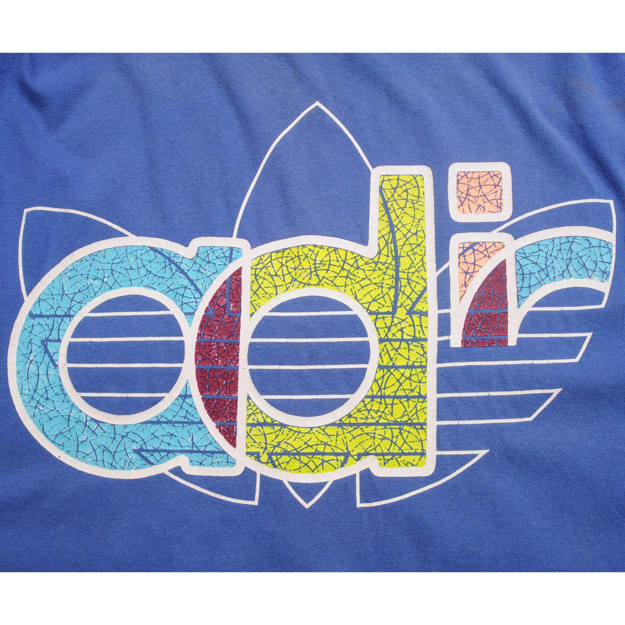 VINTAGE ADIDAS 1990S TEE SHIRT SIZE XL MADE IN USA