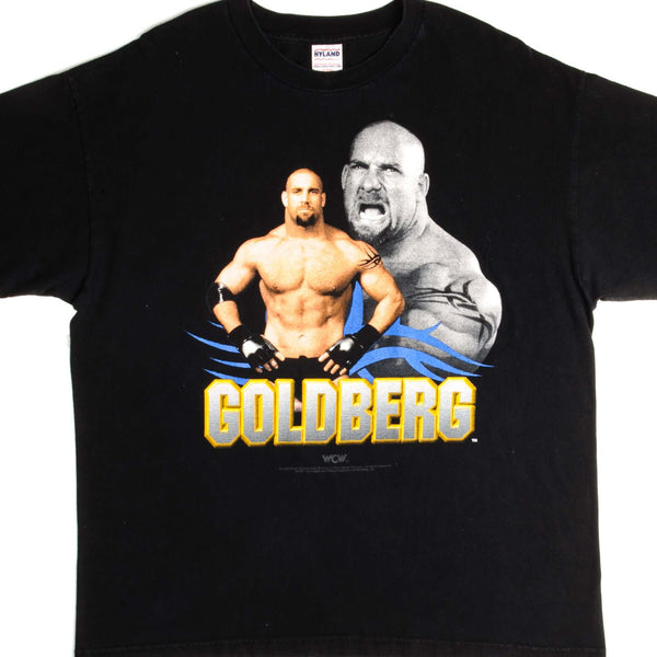 CAMISETA VINTAGE WCW GOLDBERG 1998 TALLA XL FABRICADA EN EE. UU.