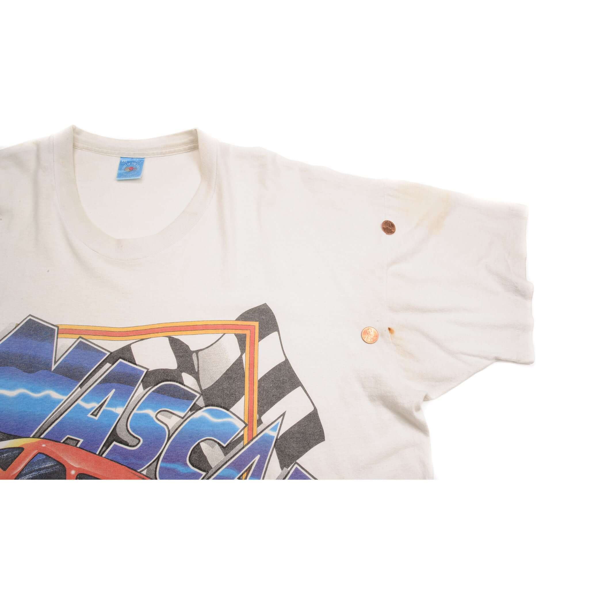 VINTAGE NASCAR TAZ TEE SHIRT 1995 SIZE 2XL MADE IN USA