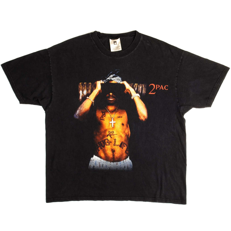 VINTAGE ORIGINAL 2PAC RAP TEE SHIRT 1990s SIZE XL – Vintage rare usa