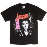 Vintage Michael Jackson Bad Tour 1988 Tee Shirt Size Small Made In USA With Single Stitch Sleeves.