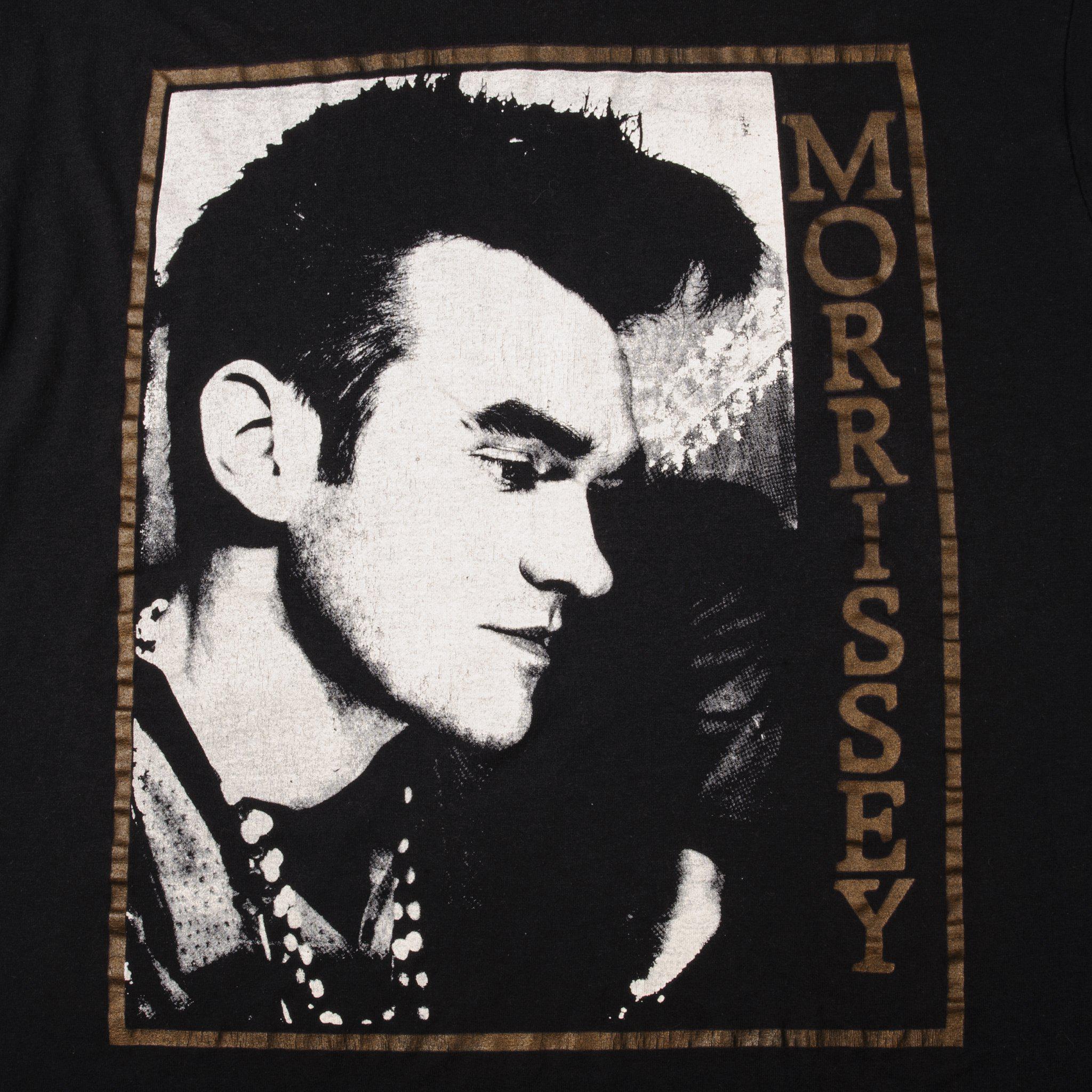VINTAGE MORRISSEY THE SMITHS TEE SHIRT 1980s SIZE LARGE MADE IN USA