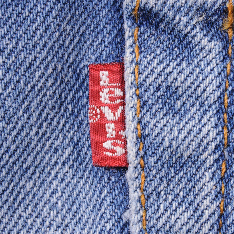 VINTAGE LEVIS 501 JEANS INDIGO SIZE W27 L33 MADE IN USA