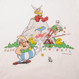 Vintage Parc Asterix  With Obelix, Asterix And Idefix Tee Shirt 1994 Size Medium.