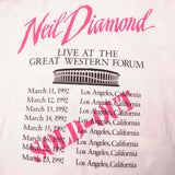 VINTAGE NEIL DIAMOND IN THE ROUND TEE SHIRT 1992 SIZE LARGE