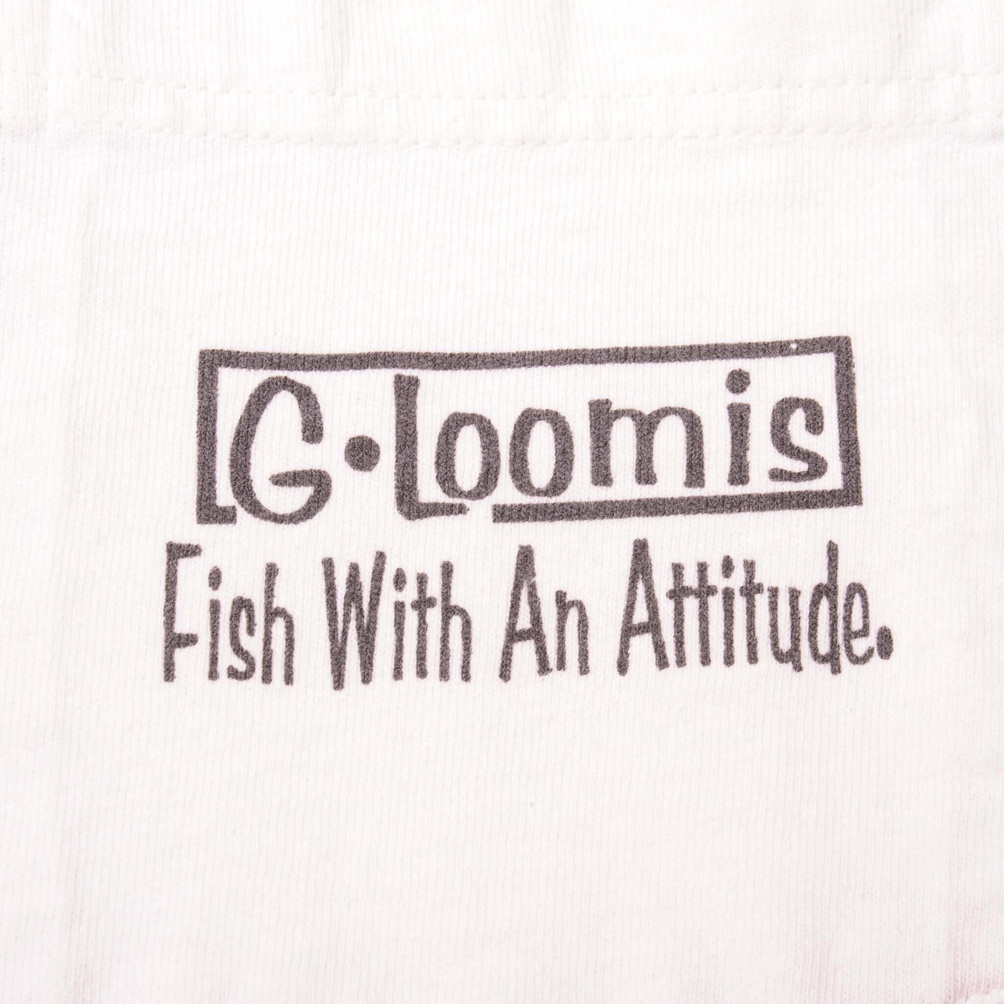 VINTAGE G. LOOMIS FISH WITH AN ATTITUDE TEE SHIRT 90s SIZE XL