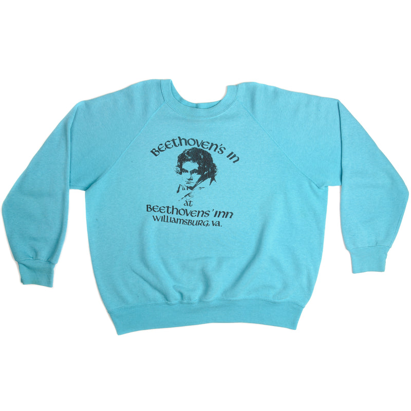 Vintage Beethoven's In Williamsburg, VA Sweatshirt Size XL Made In USA.