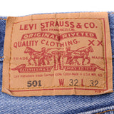 VINTAGE LEVIS 501 JEANS INDIGO 1988-1993 SIZE W31 L31 MADE IN USA