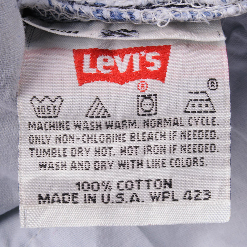 VINTAGE LEVIS 501 JEANS INDIGO 1990'S SIZE W36 L31 MADE IN USA
