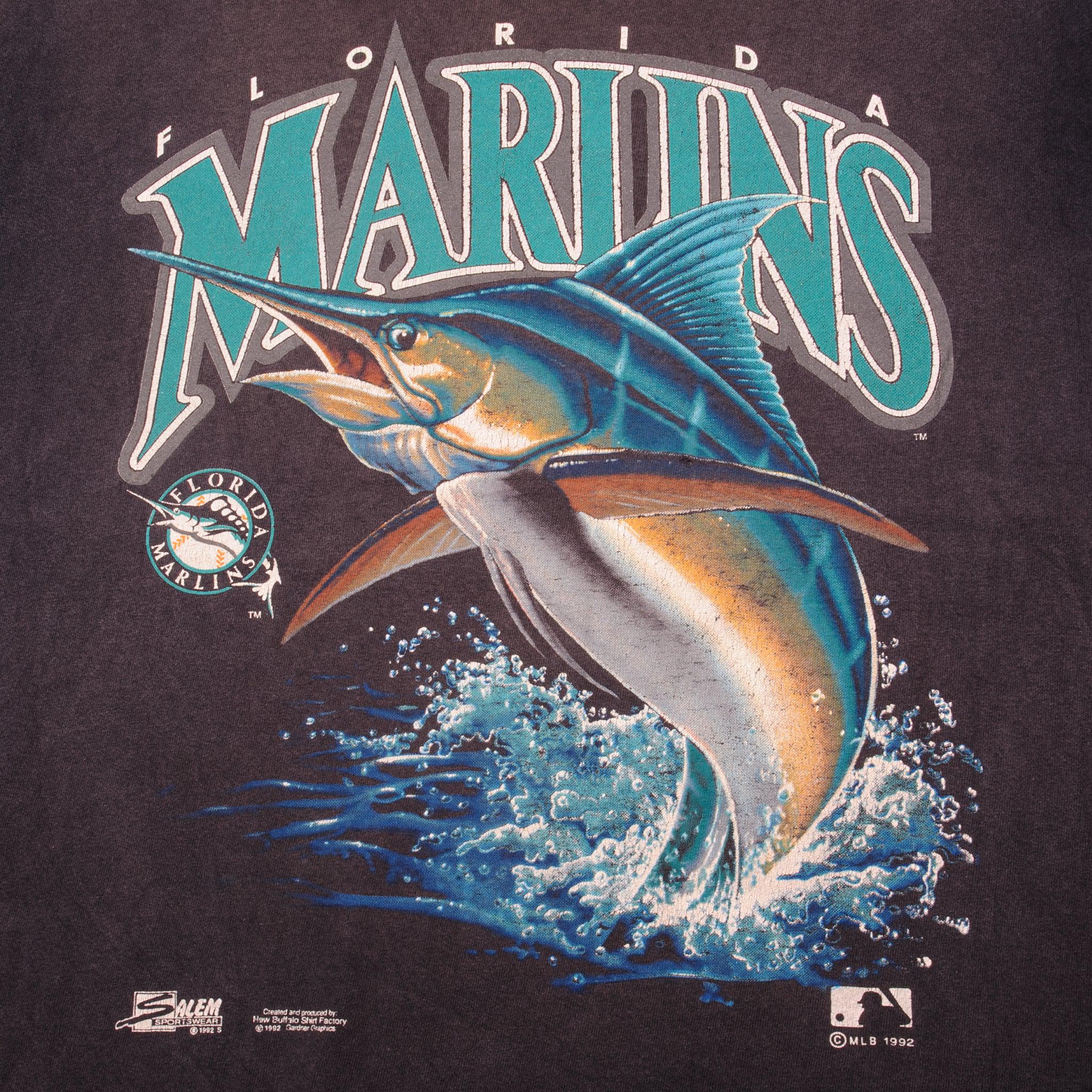 Florida Marlins MLB BASEBALL VINTAGE REVERSE TIE DYE Size XL T Shirt!