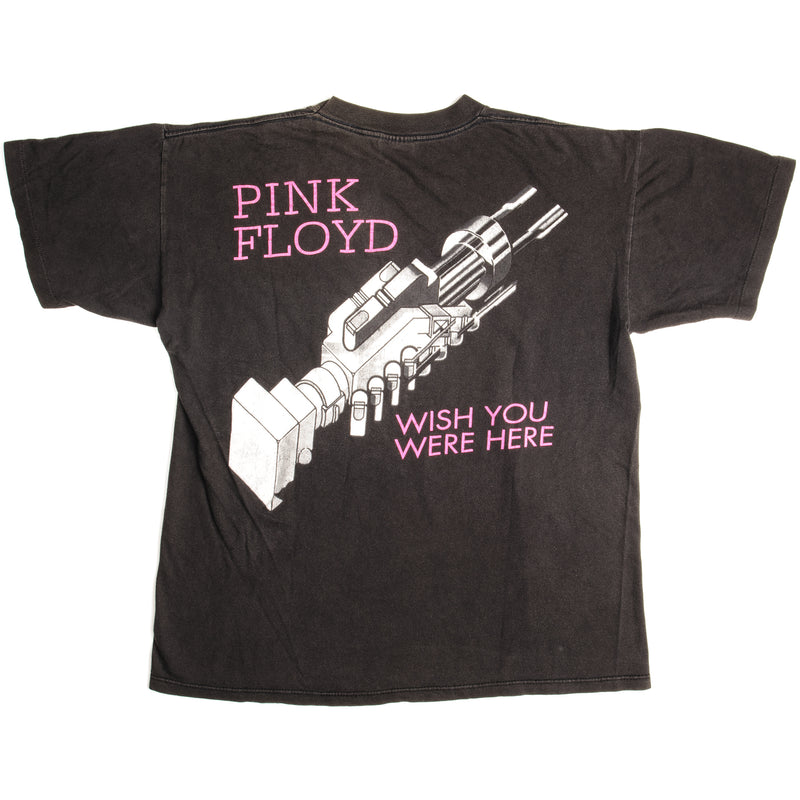 Vintage Pink Floyd Wish You Were Here Tee Shirt Size Large Made In USA With Single Stitch Sleeves.