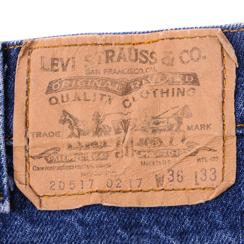 VINTAGE LEVIS 517 JEANS INDIGO 1984-1985 SIZE W35 L28 MADE IN USA