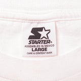 Vintage Starter NBA Chicago Bulls Champions Tee Shirt 1998 Size Large.