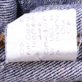 VINTAGE LEVIS 501 JEANS INDIGO 1985-1988 SIZE W34 L26 MADE IN USA