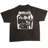 Vintage Metallica Master Of Puppets Tee Shirt 1980s Size Large Made In USA With Single Stitch Sleeves.