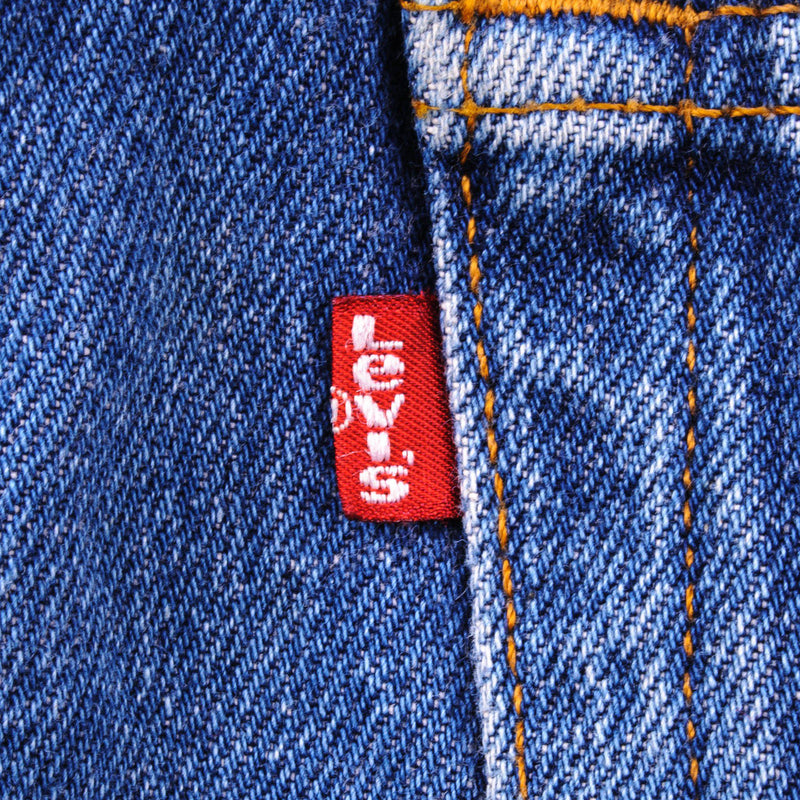 VINTAGE LEVIS 501 JEANS 1985-1988 INDIGO SIZE W32 L30 MADE IN USA