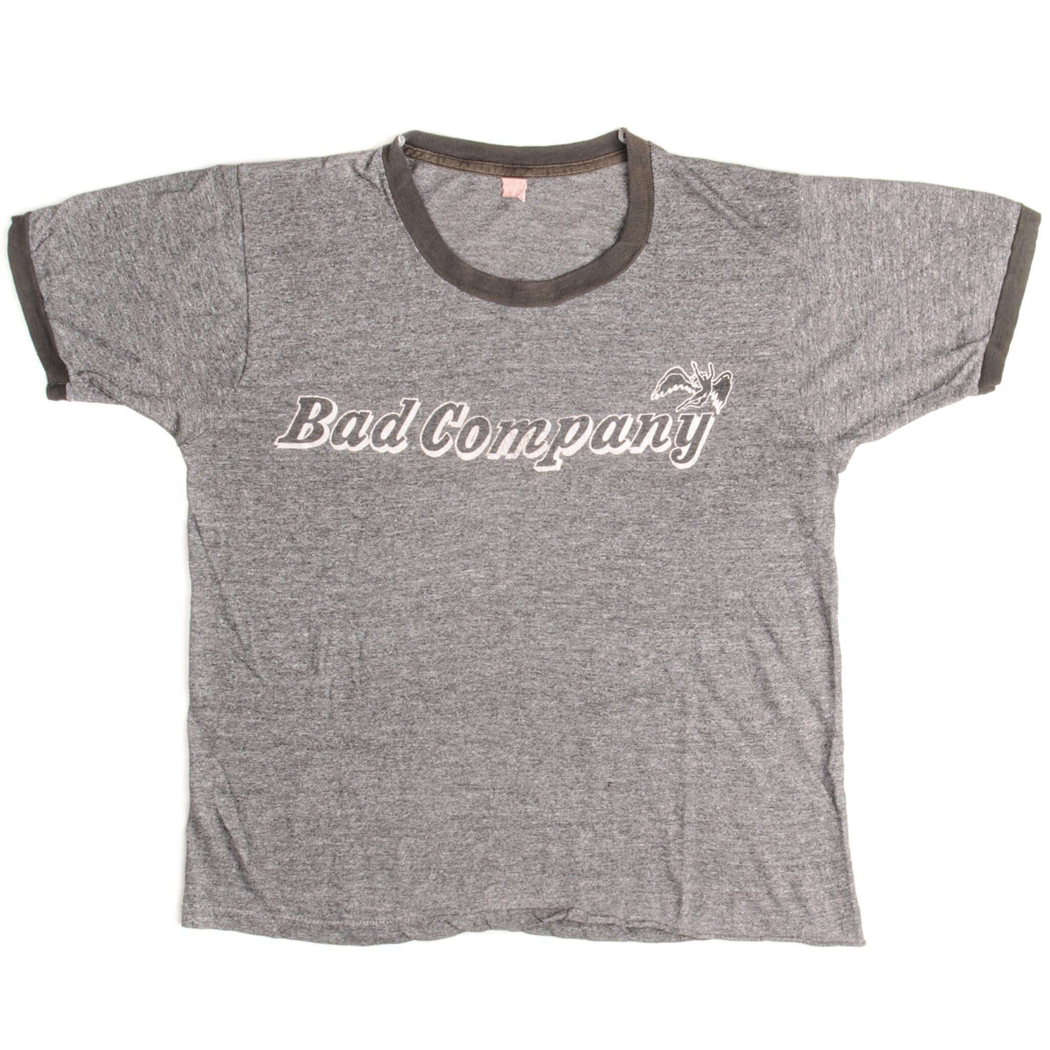 Vintage Bad Company Desolation Angels USA Tour 1979 Tee Shirt Size Small Made In USA With Single Stitch Sleeves.