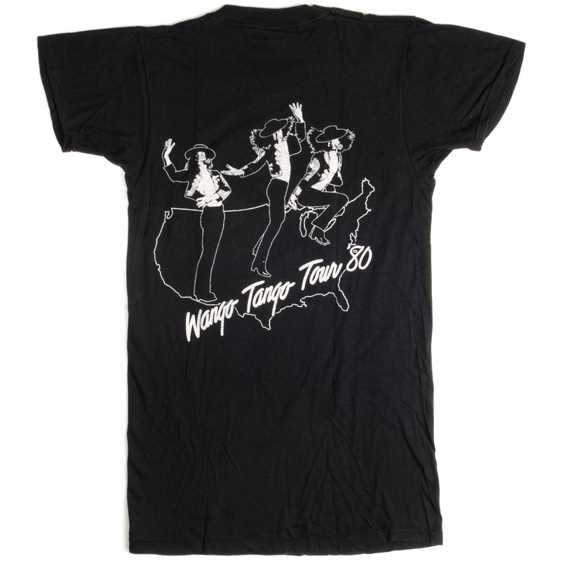 Vintage Ted Nugent Scream Dream Wango Tango Tour 1980 Tee Shirt Size XS Made In USA With Single Stitch Sleeves.