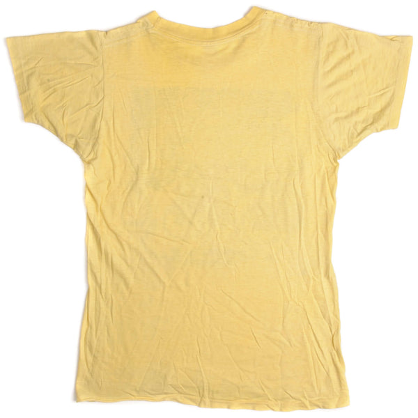 CAMISETA VINTAGE YES WORLD TOUR 1977 TALLA PEQUEÑA FABRICADA EN EE. UU.