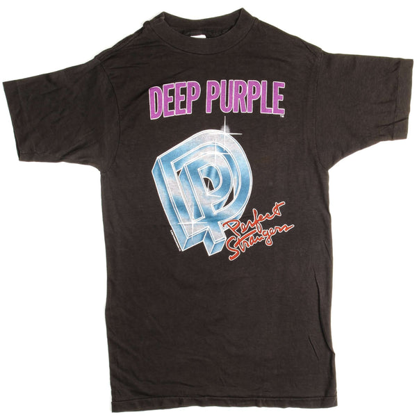 CAMISETA VINTAGE DEEP PURPLE 1985 TALLA XS FABRICADA EN EE. UU.