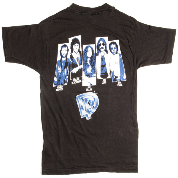 CAMISETA VINTAGE DEEP PURPLE 1985 TALLA XS FABRICADA EN EE. UU.