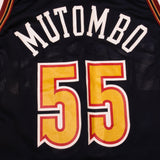 Vintage Champion Nba Nuggets 55 Mutombo 90S Size XXlarge Made In USA. Dead Stock With Tags.