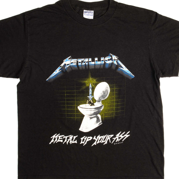 CAMISETA VINTAGE METALLICA 1989 TALLA MEDIANA FABRICADA EN EE. UU.