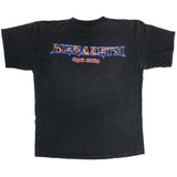 Vintage Megadeth Cryptic Writing Giant Tee Shirt 1998 Size Large Made In USA.