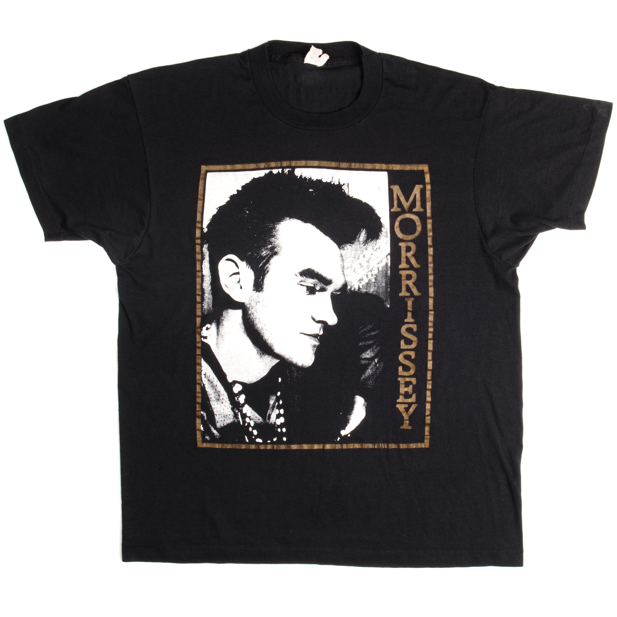 VINTAGE MORRISSEY THE SMITHS TEE SHIRT 1980s SIZE LARGE MADE IN USA
