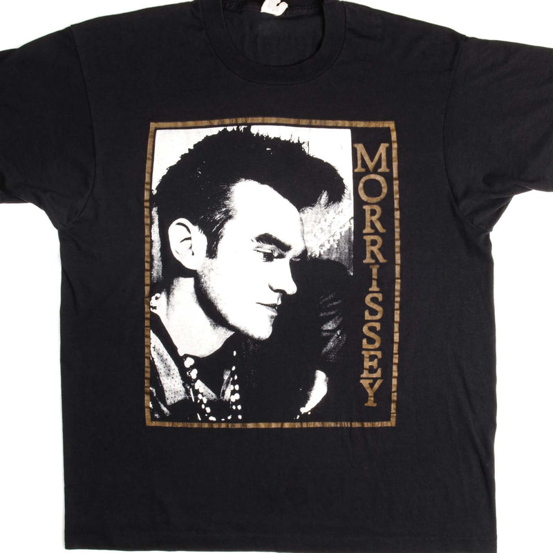 VINTAGE MORRISSEY THE SMITHS TEE SHIRT 1980s SIZE LARGE MADE IN USA