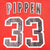 Vintage Champion NBA Chicago Bulls Jersey embroidered Scottie Pippen number 33, from the 1990s Size XL
