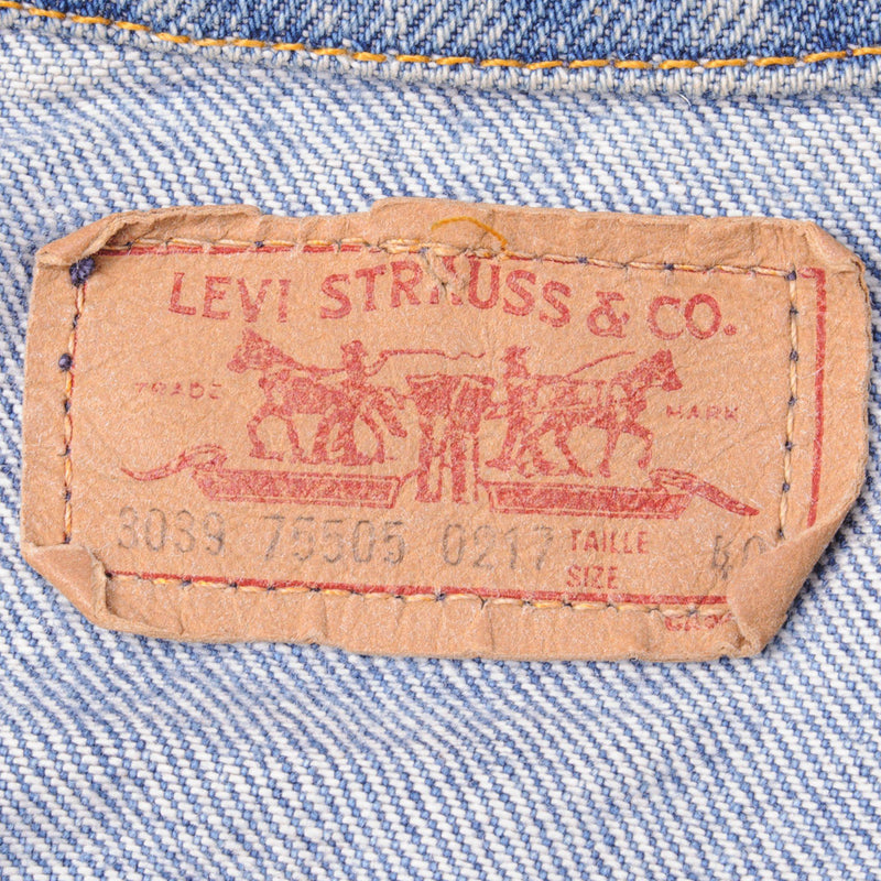 VINTAGE LEVIS JACKET SINGLE STITCH SIZE 40 MADE IN CANADA