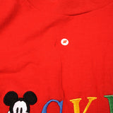 Vintage Disney Mickey Tee Shirt Size XL With Single Stitch Sleeves. Made In USA.