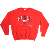 Vintage NBA Chicago Bulls Sweatshirt Size Large Made In USA.