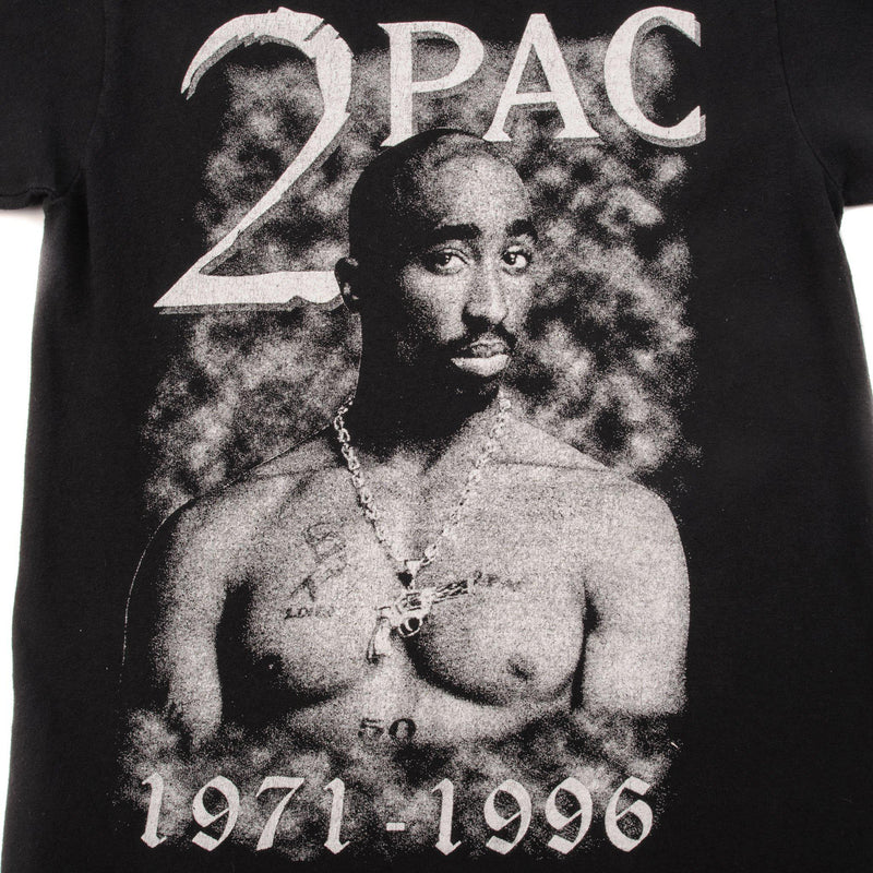 VINTAGE 2PAC TUPAC TEE SHIRT 1990s SIZE SMALL