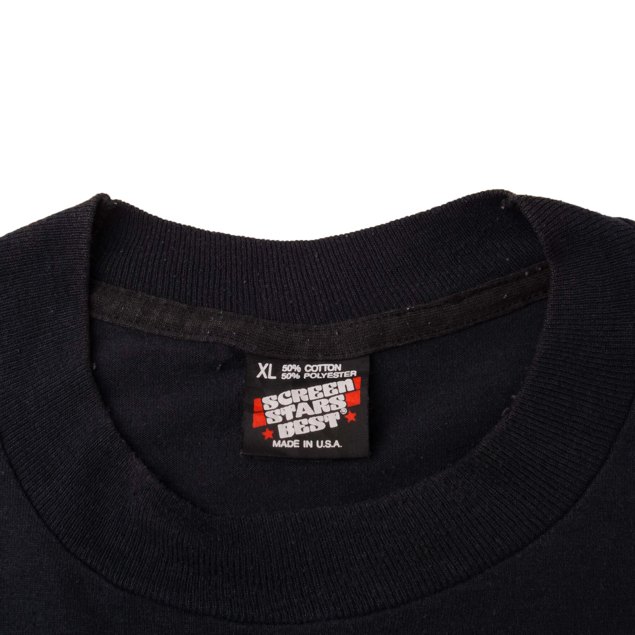 Vintage Nascar Drag Racing USA Winston Tee Shirt 1990s Size XL With Single Stitch Sleeves. Made In USA