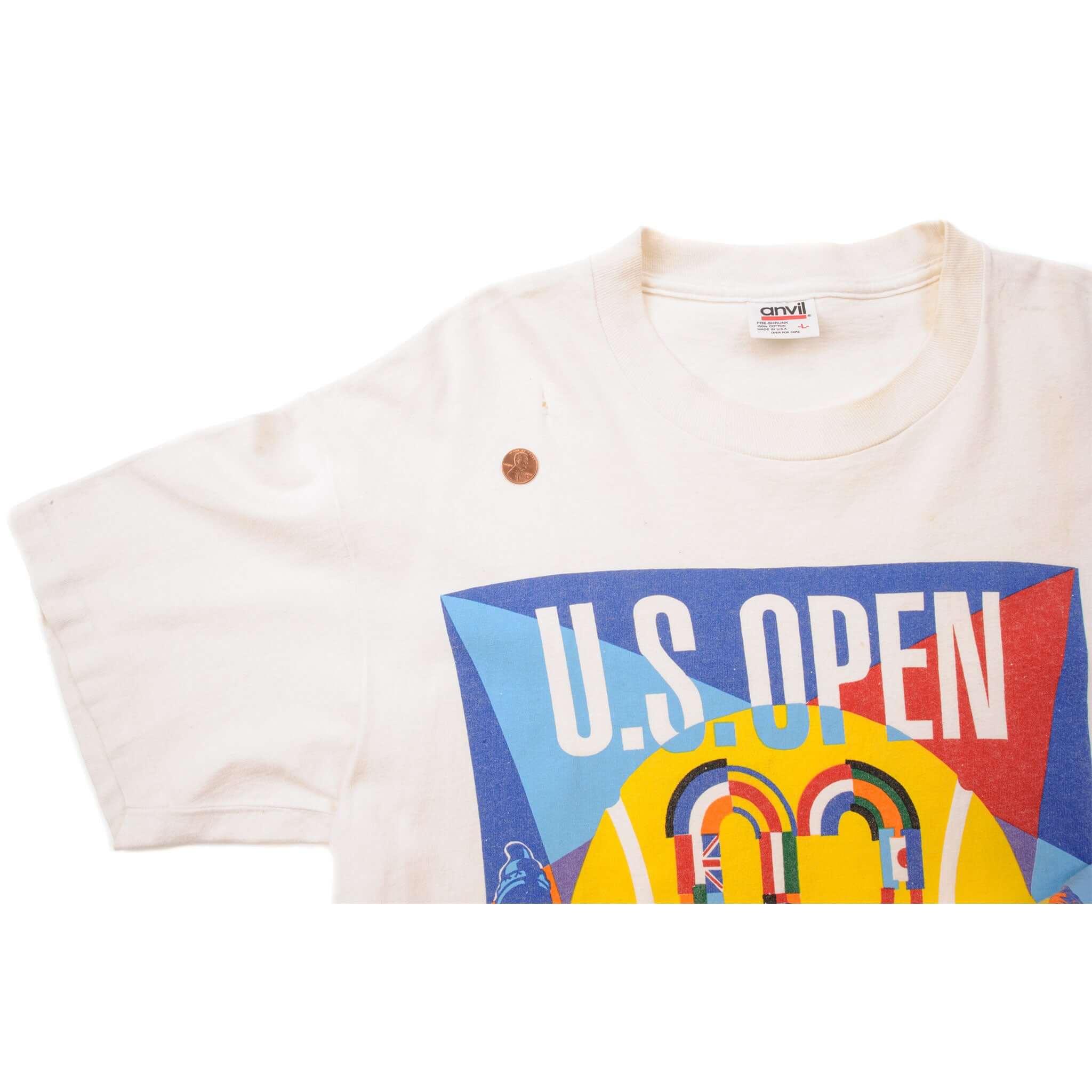 VINTAGE US OPEN 1993 TEE SHIRT SIZE LARGE MADE IN USA