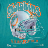 VINTAGE NFL MIAMI DOLPHINS TEE SHIRT 1992 SIZE LARGE MADE IN USA