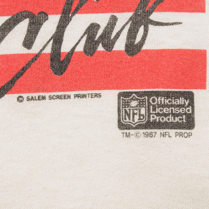VINTAGE NFL SAN FRANCISCO 49ERS TEE SHIRT 1987 SIZE LARGE MADE IN USA