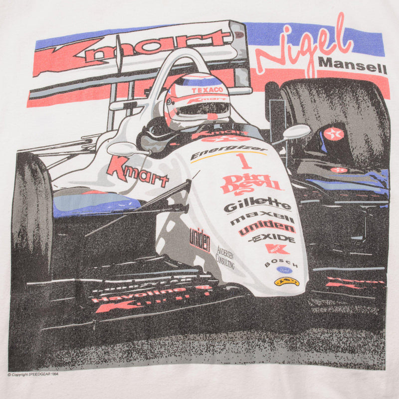 VINTAGE RACING NIGEL MANSELL TEE SHIRT 1994 SIZE XL MADE IN USA