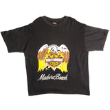 Vintage Harley Davidson Madeira Beach Holoubek Tee Shirt 1989 Size XL Made In USA Single Stitch Sleeves.